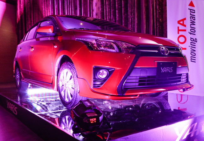 Toyota Yaris with TRD accessories