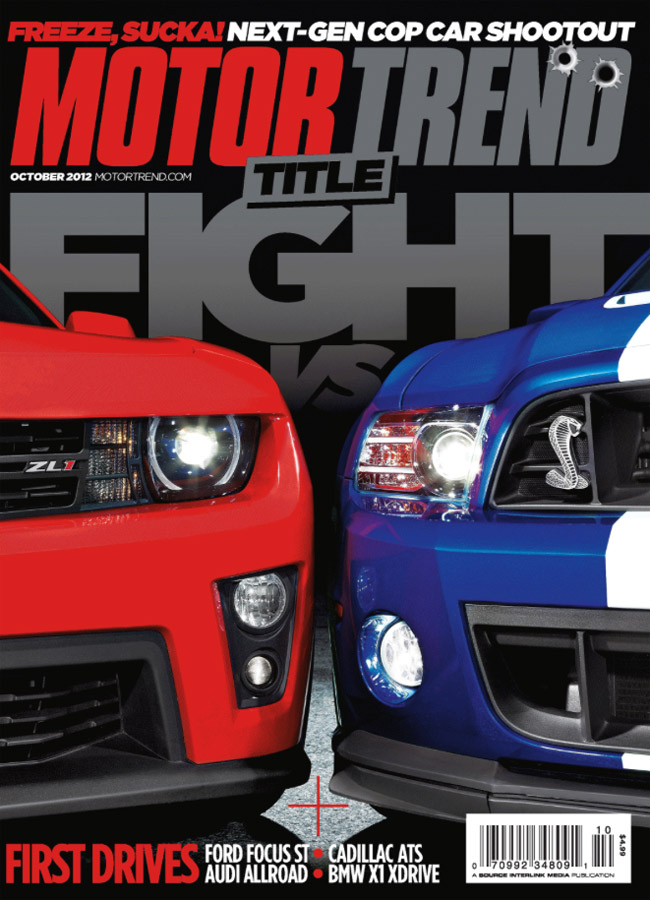 Motor Trend Camaro-Mustang cover