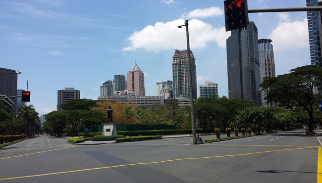 Makati CBD on Good Friday