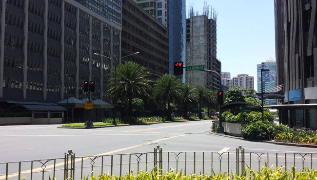 Makati CBD on Good Friday