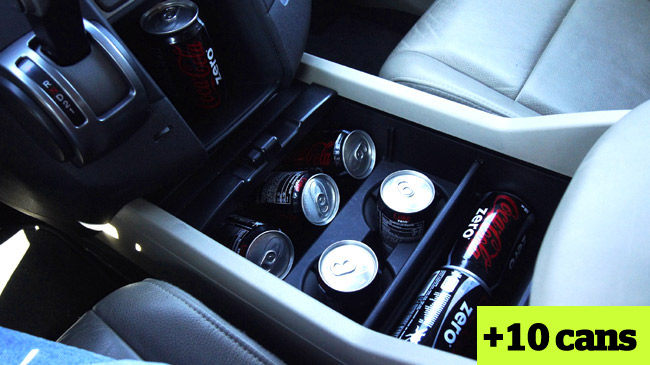 How many soda cans the Honda Pilot carry? How many soda cans the Honda Pilot carry?