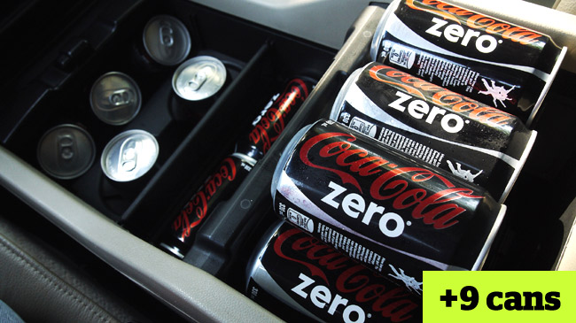 How many soda cans the Honda Pilot carry? How many soda cans the Honda Pilot carry?