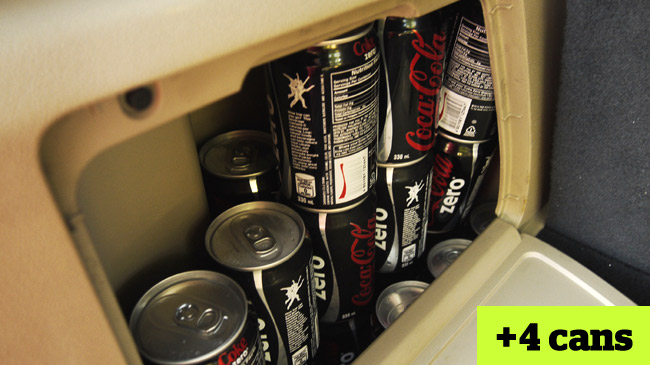 How many soda cans the Honda Pilot carry? How many soda cans the Honda Pilot carry?