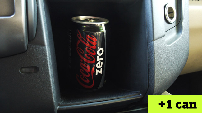 How many soda cans the Honda Pilot carry? How many soda cans the Honda Pilot carry?