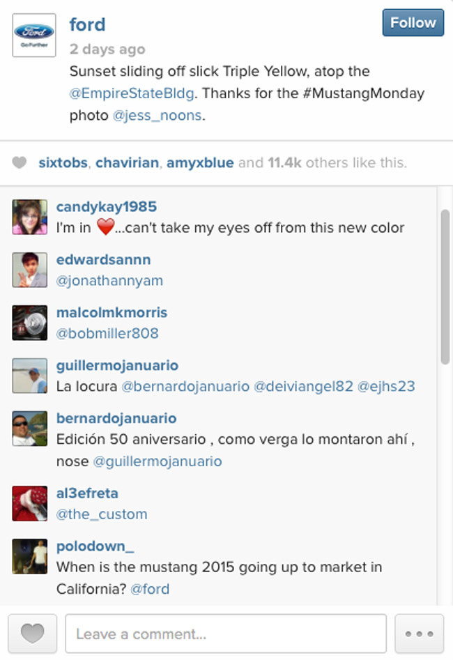 Ford on Instagram