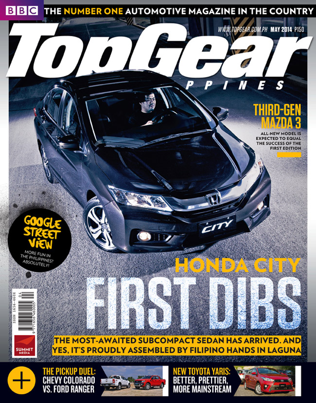 Two Top Gear Philippines covers for May: Honda City, Mazda 3