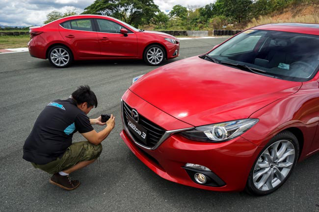 Behind the scenes of Top Gear's May 2014 cover shoot