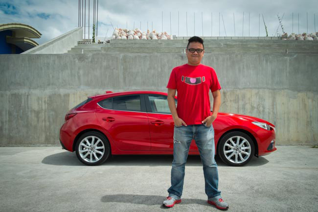 Behind the scenes of Top Gear's May 2014 cover shoot