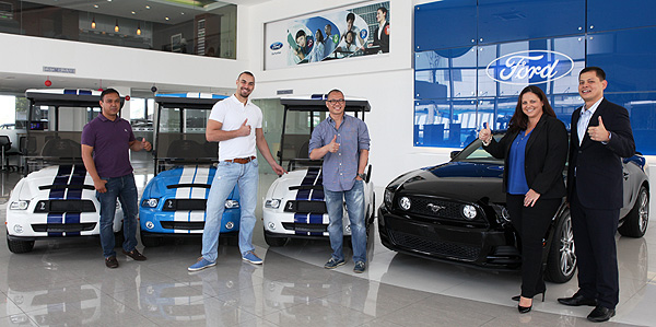 TopGear.com.ph Philippine Car News - Ford PH wraps up promotion by awarding Mustang-inspired golf carts