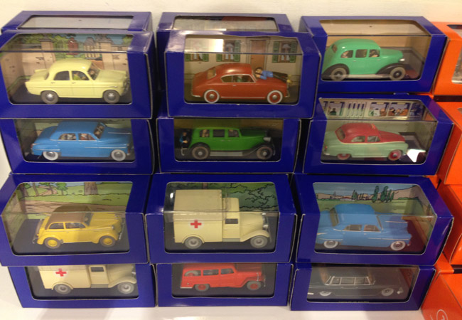 Tintin toy cars