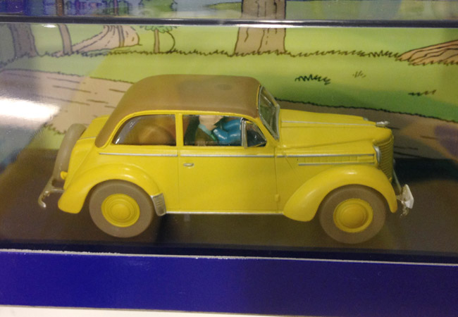 Tintin toy cars