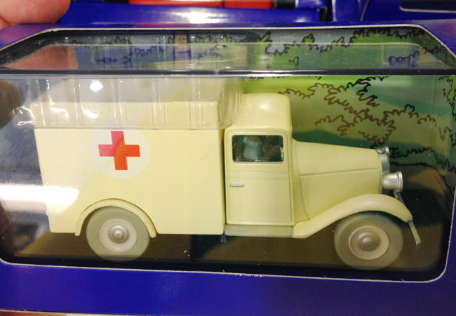 Tintin toy cars
