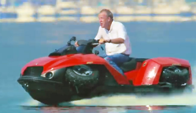 Gibbs Quadski on Top Gear