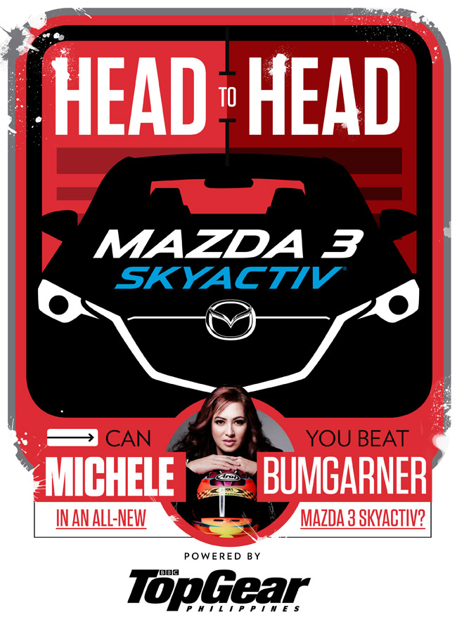 Head to head: Can you beat Michele Bumgarner in an all-new Mazda 3 Skyactiv?