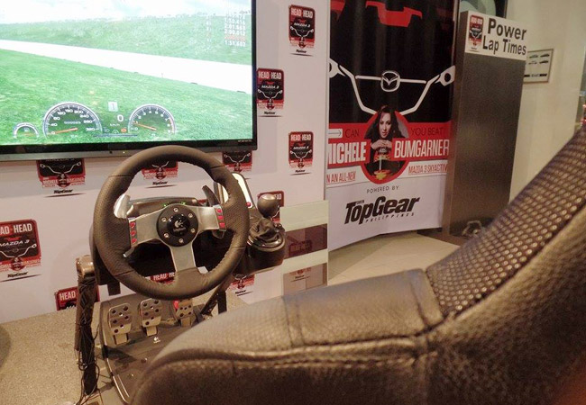 Head to head: Can you beat Michele Bumgarner in an all-new Mazda 3 Skyactiv?