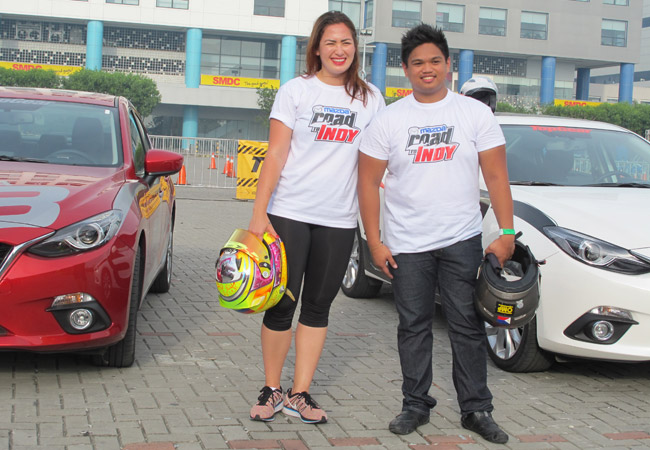 Head To Head: Can You Beat Michele Bumgarner in an All-New Mazda 3 Skyactiv?