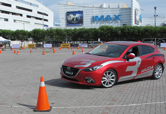 Head To Head: Can You Beat Michele Bumgarner in an All-New Mazda 3 Skyactiv?