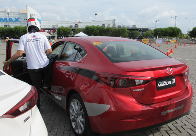 Head To Head: Can You Beat Michele Bumgarner in an All-New Mazda 3 Skyactiv?