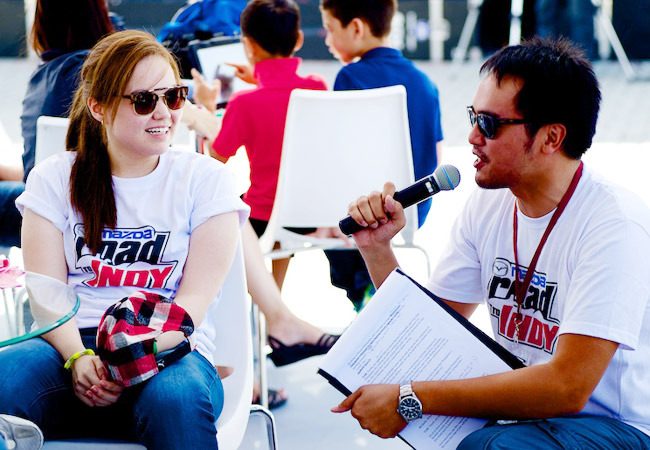 Head To Head: Can You Beat Michele Bumgarner in an All-New Mazda 3 Skyactiv?