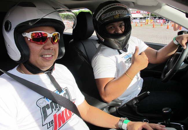 Head To Head: Can You Beat Michele Bumgarner in an All-New Mazda 3 Skyactiv?