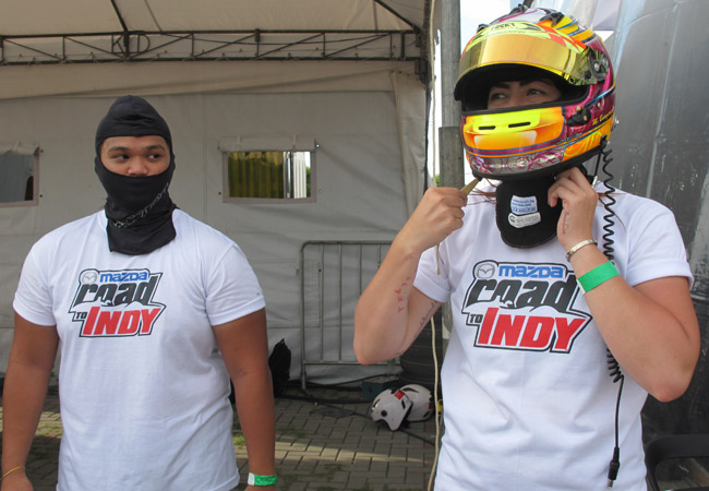 Head To Head: Can You Beat Michele Bumgarner in an All-New Mazda 3 Skyactiv?