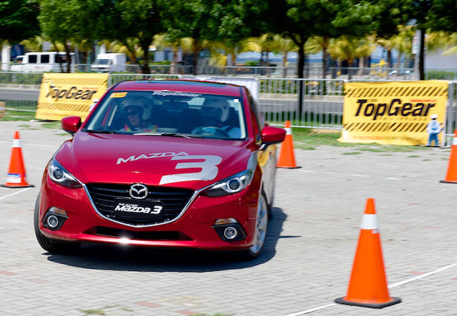 Head To Head: Can You Beat Michele Bumgarner in an All-New Mazda 3 Skyactiv?