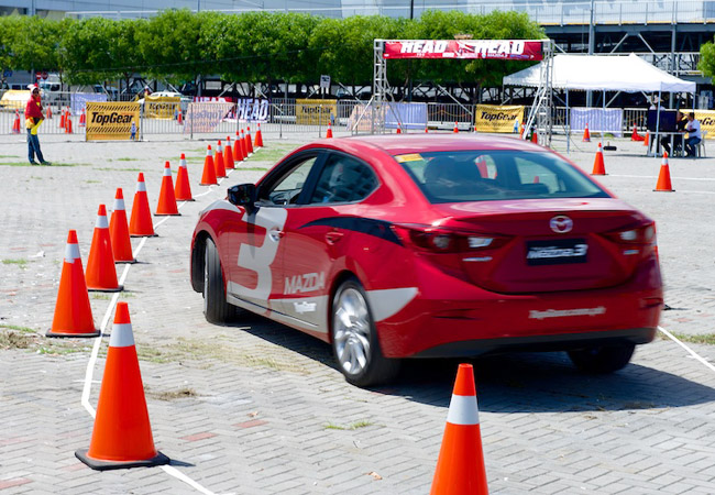 Head To Head: Can You Beat Michele Bumgarner in an All-New Mazda 3 Skyactiv?