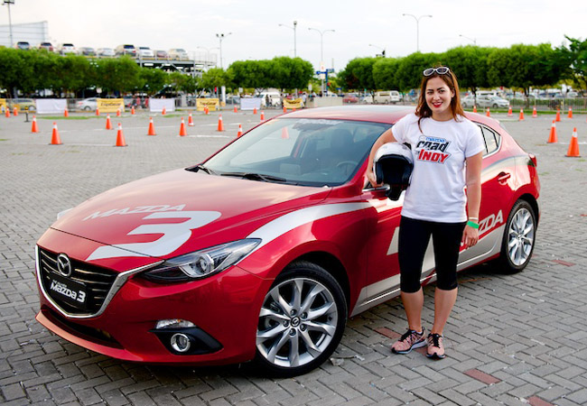 Head To Head: Can You Beat Michele Bumgarner in an All-New Mazda 3 Skyactiv?