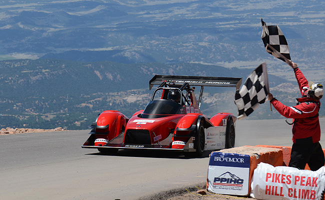 TopGear.com.ph Philippine Car News - Mitsubishi scores 1-2 finish in Pikes Peak Hill Climb’s EV division