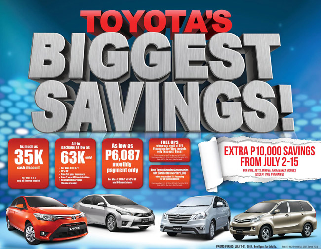 Today may be the best time to buy a Toyota vehicle