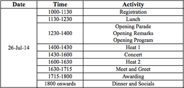 Vios Cup schedule (Round 2)