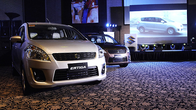 Suzuki Ertiga launched in the Philippines Suzuki Ertiga launched in the Philippines