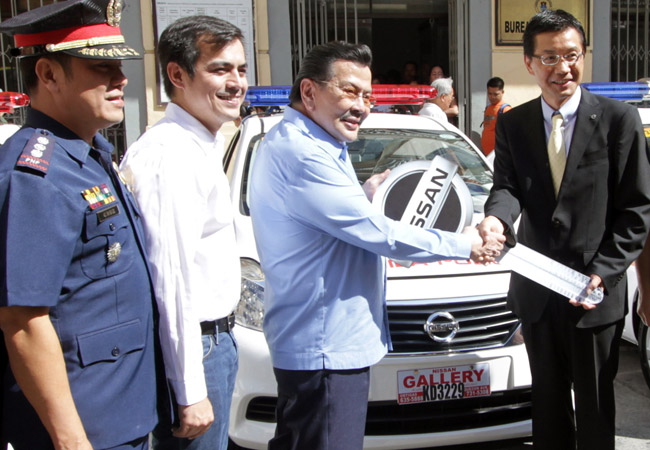 Nissan Almera poiice cars for Manila City
