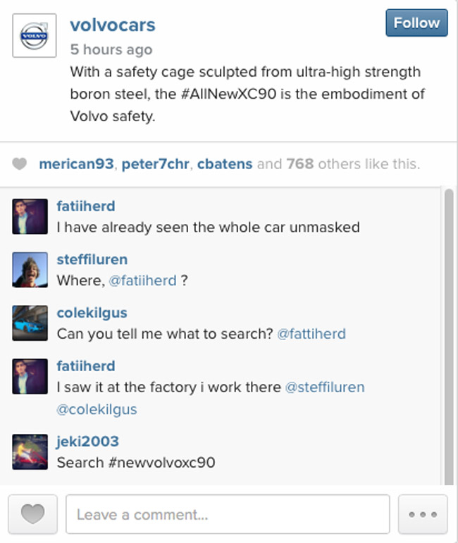Volvo on Instagram