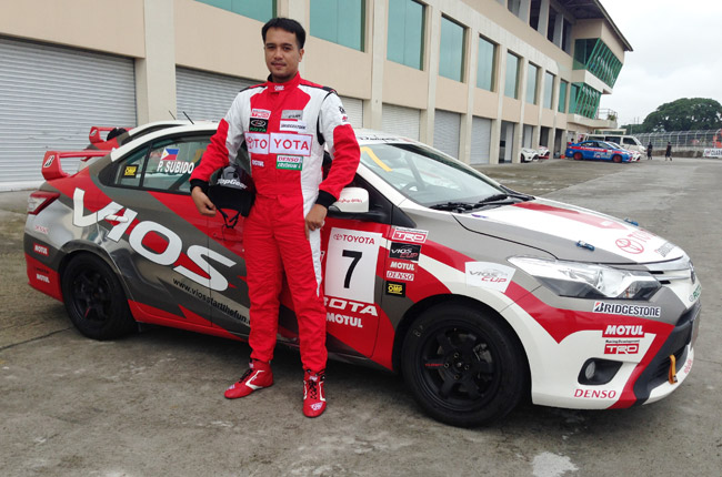 Paulo Subido at the Vios Cup