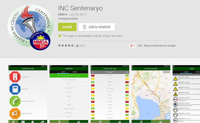 MMDA creates app specifically for INC centenary celebration TopGear.com.ph Philippine Car News - MMDA creates app specifically for INC centenary celebration