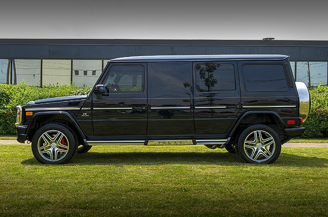 Who needs an armored executive limo that can double as mobile office?