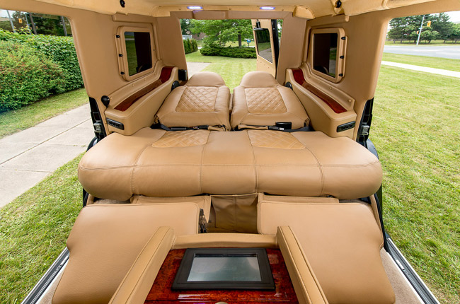 Who needs an armored executive limo that can double as mobile office?