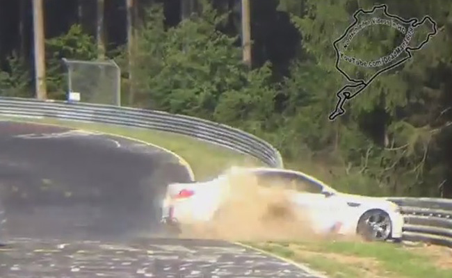 TopGear.com.ph Philippine Car News - Video: BMW Nuburgring taxi crashes at famed track