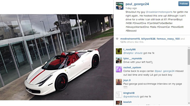 The cure for a broken leg is a Ferrari 458 Spider TopGear.com.ph Philippine Car News - The cure for a broken leg is a Ferrari 458 Spider