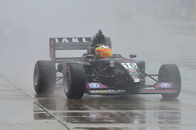 Racing in two very different conditions during one weekend