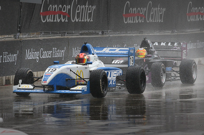 Racing in two very different conditions during one weekend