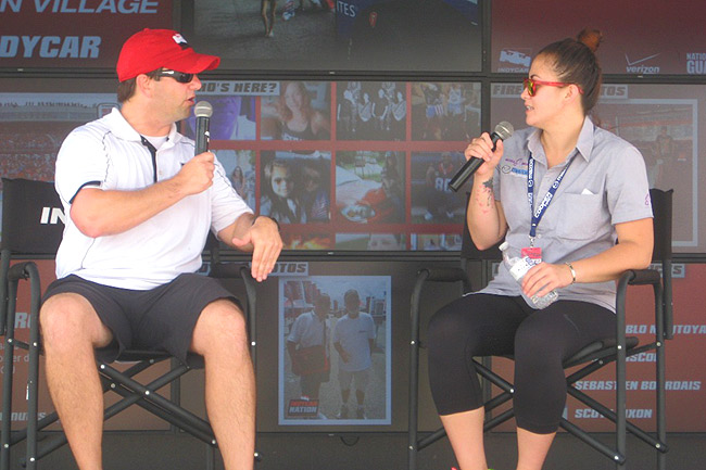 Racing in two very different conditions during one weekend