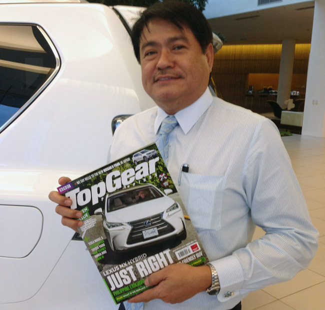 Lexus Manila president Danny Isla