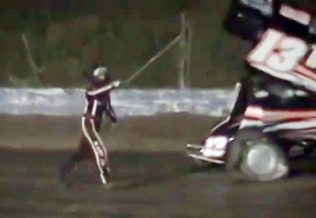 Kevin Ward Jr. just before the tragic accident