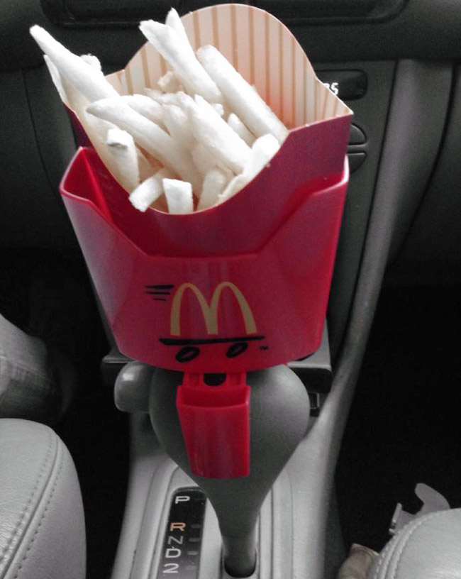 McDonald's Fry Holder