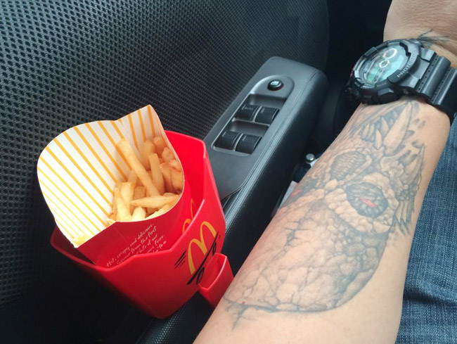 McDonald's Fry Holder