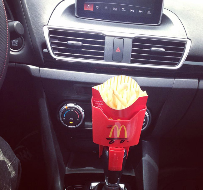 McDonald's Fry Holder