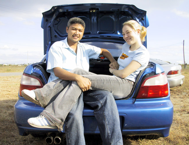 Enzo Pastor and Dalia Guerrero