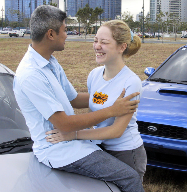 Enzo Pastor and Dalia Guerrero